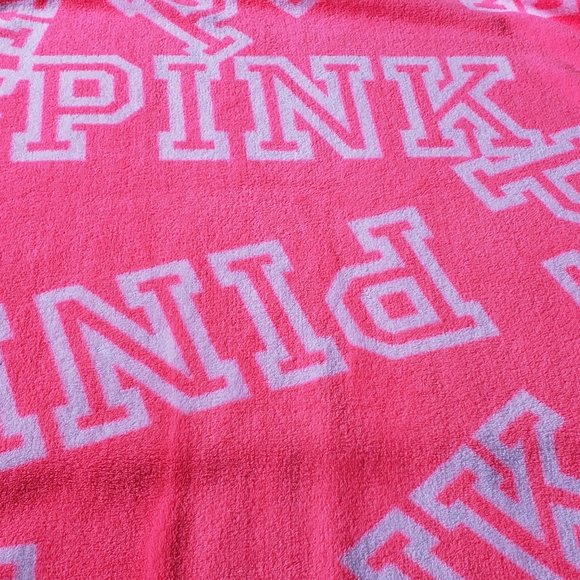 PINK Victoria's Secret Bedding Victorias Secret Pink Plush Throw